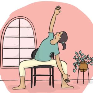Yoga sur Chaise