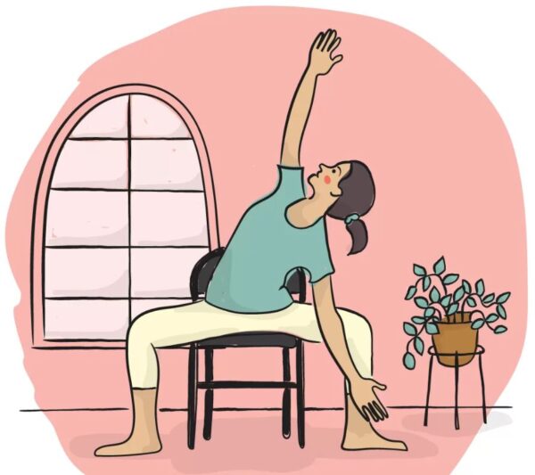Yoga sur Chaise